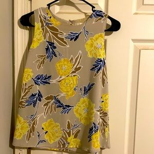 Floral, flowy tank top